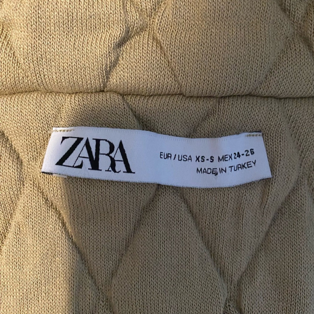 Zara Quilted Trench Coat - Picture 3 of 4
